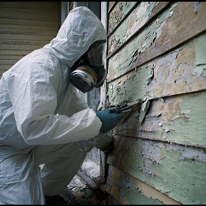 worker lead paint