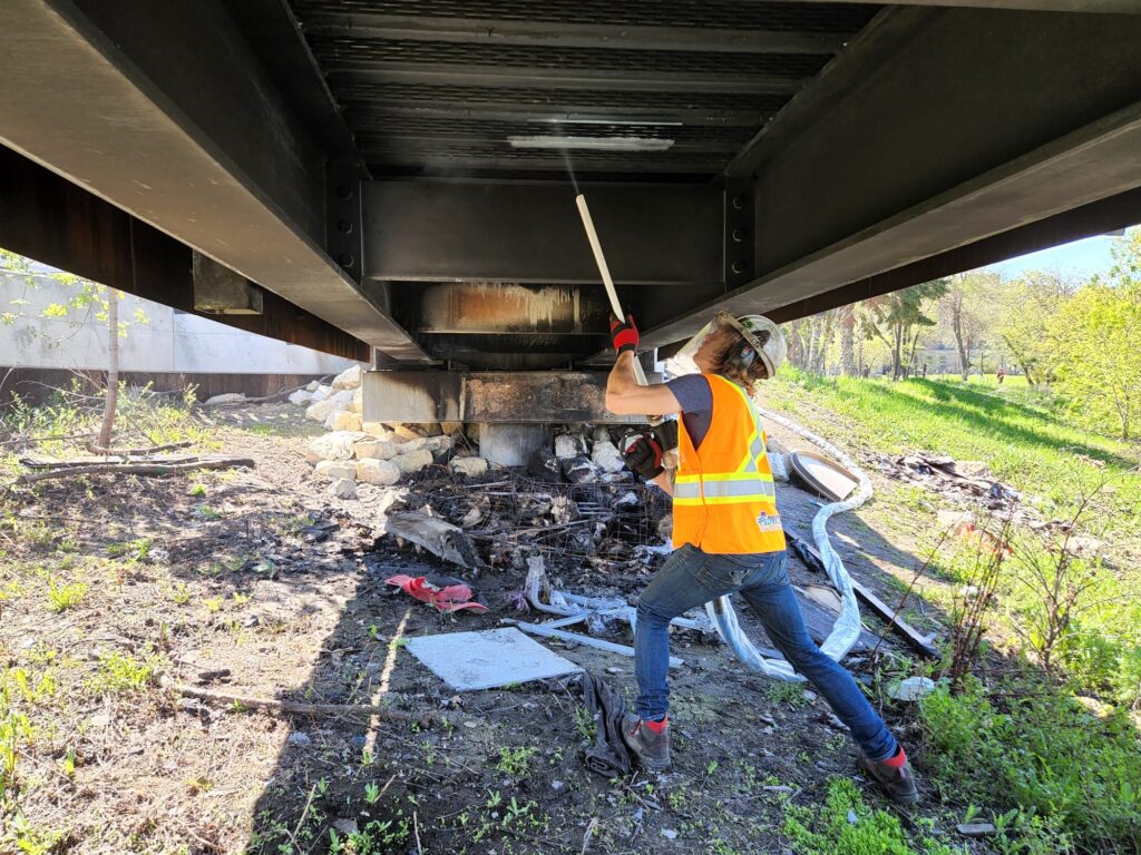 dry ice blasting for fire-restoration